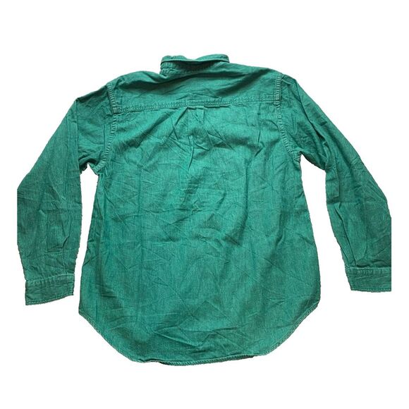 VTG Kodiak Shirt Womens 2XL XXL Kelly Green Embroidered Brown Grizzly‎ Bear 90s - Picture 6 of 9